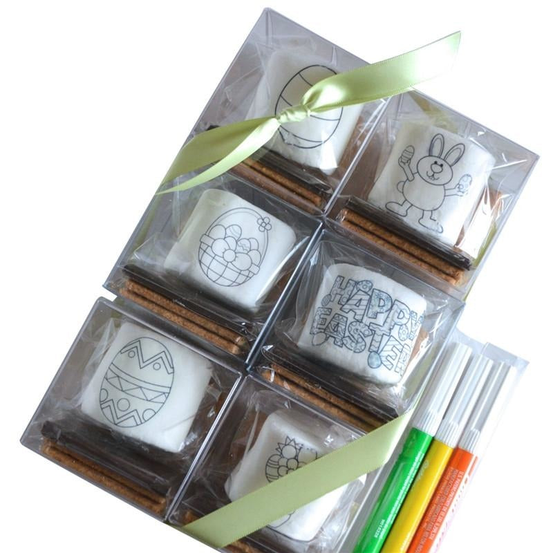 DoodleMallows™ Color Your Own Mallows S'mores Gift Set - Easter