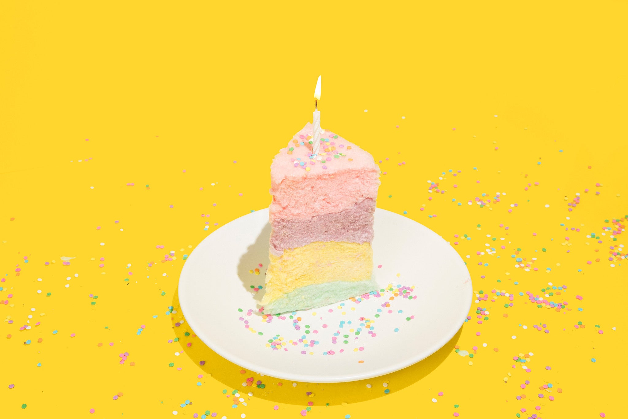 Celebration Cotton Candy Cake