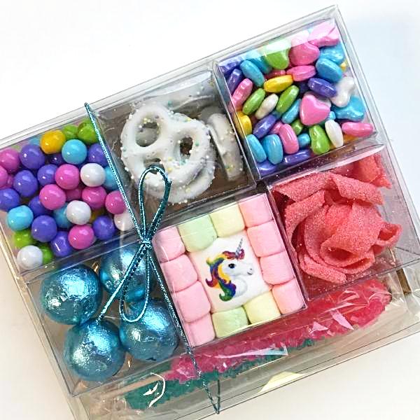 Gift Basket in Box with Bow for all Occasions, Candy / Chocolate For Kids |  eBay