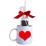 Hot Chocolate Stick - Valentine's Day with Red Heart Mug