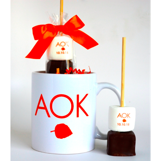 Hot Chocolate Stick - Your Logo or Design with Matching Mug