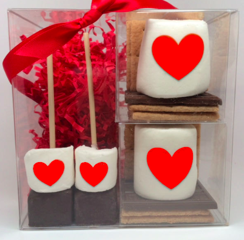 S'mores & Hot Chocolate Valentine's Day, Gift Set of 8pc