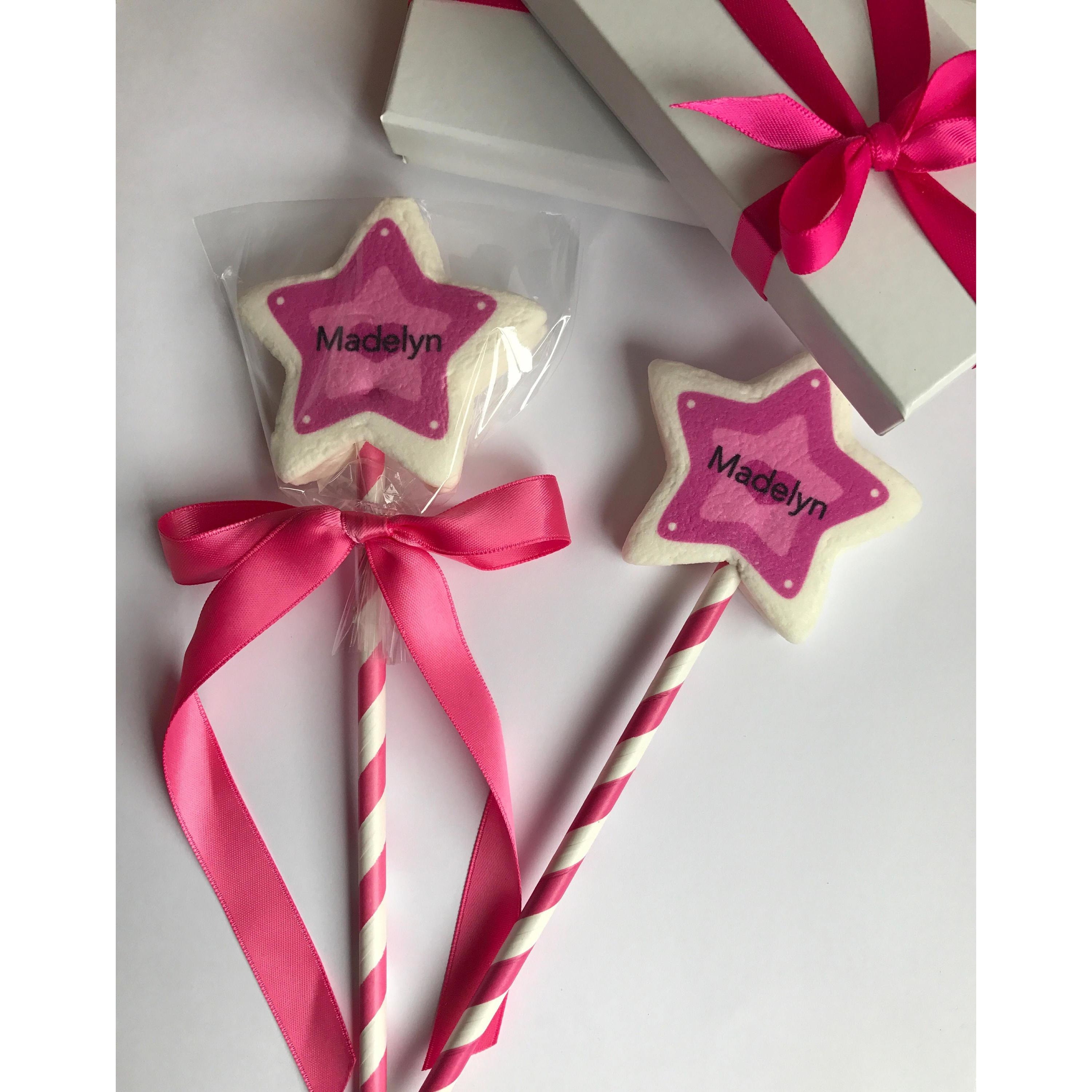 Star Marshmallow Wand Pop - Customizable, Princess Design