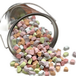 Dehydrated colorful cereal marshmallows 