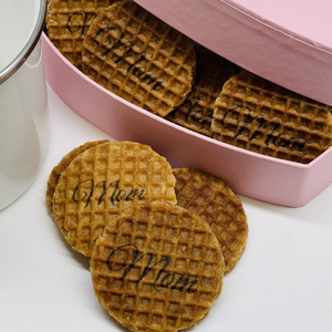 Mini Stroopwafels Mother’s Day - Pink Heart Box