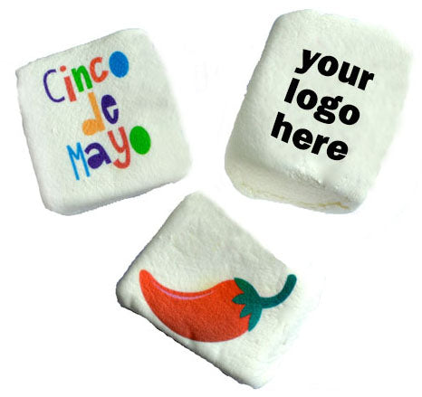 Design Your Own Square Marshmallow with Your Brand’s Logo or Any Personal Image 